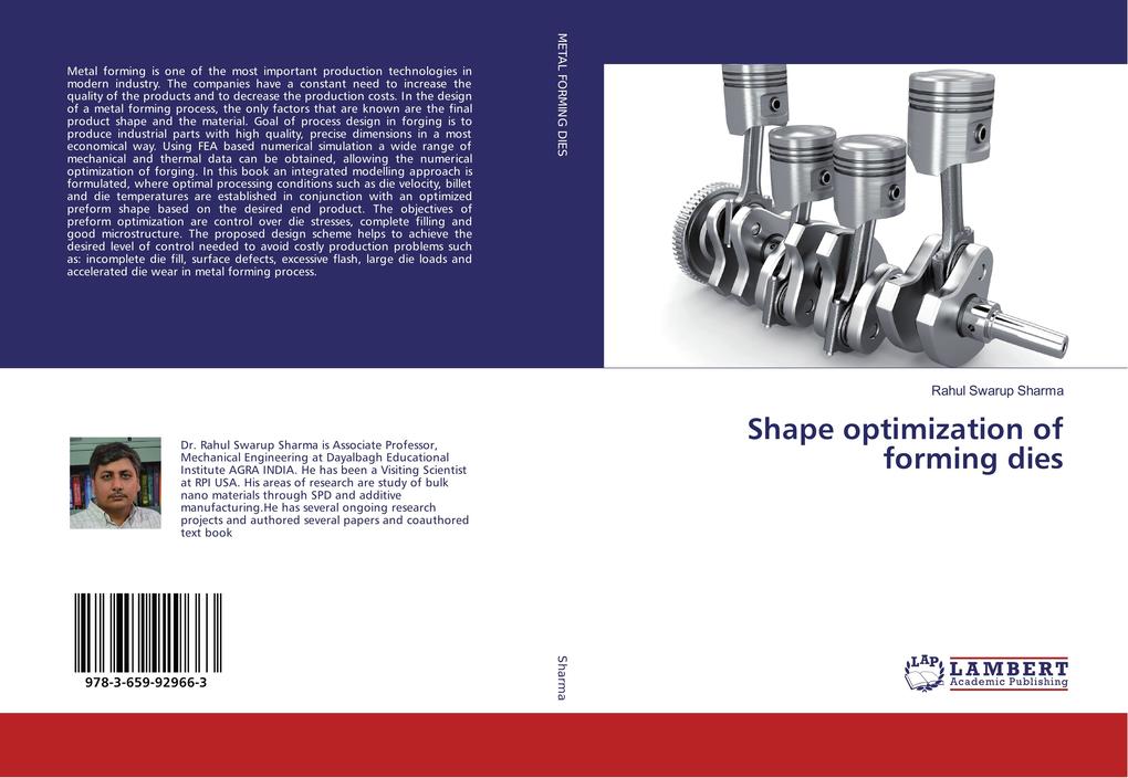 Shape optimization of forming dies