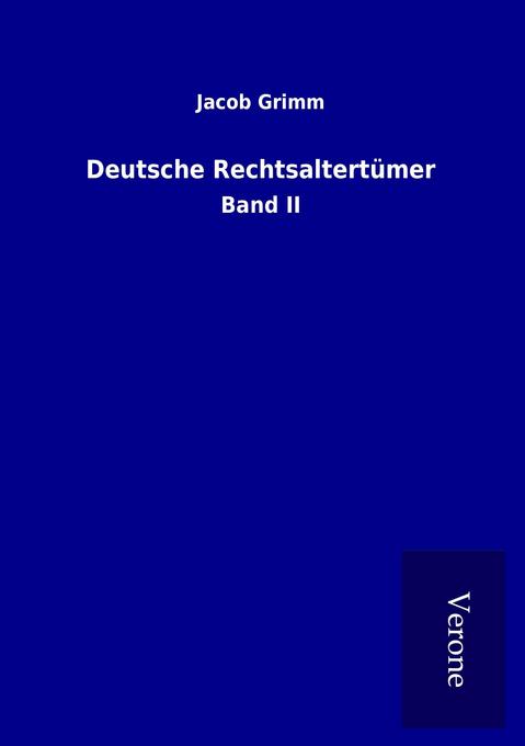 Deutsche Rechtsaltertümer