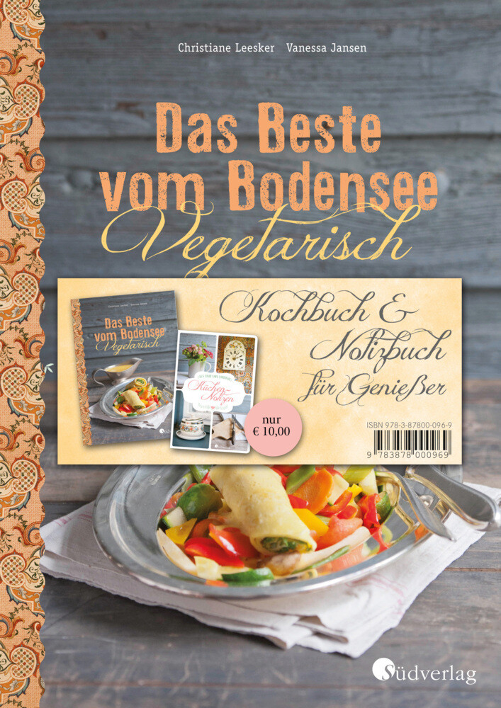 Das Beste vom Bodensee - Vegetarisch Kochbuch & Notizbuch für Genießer