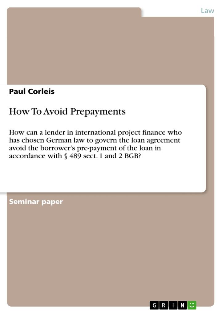 How To Avoid Prepayments