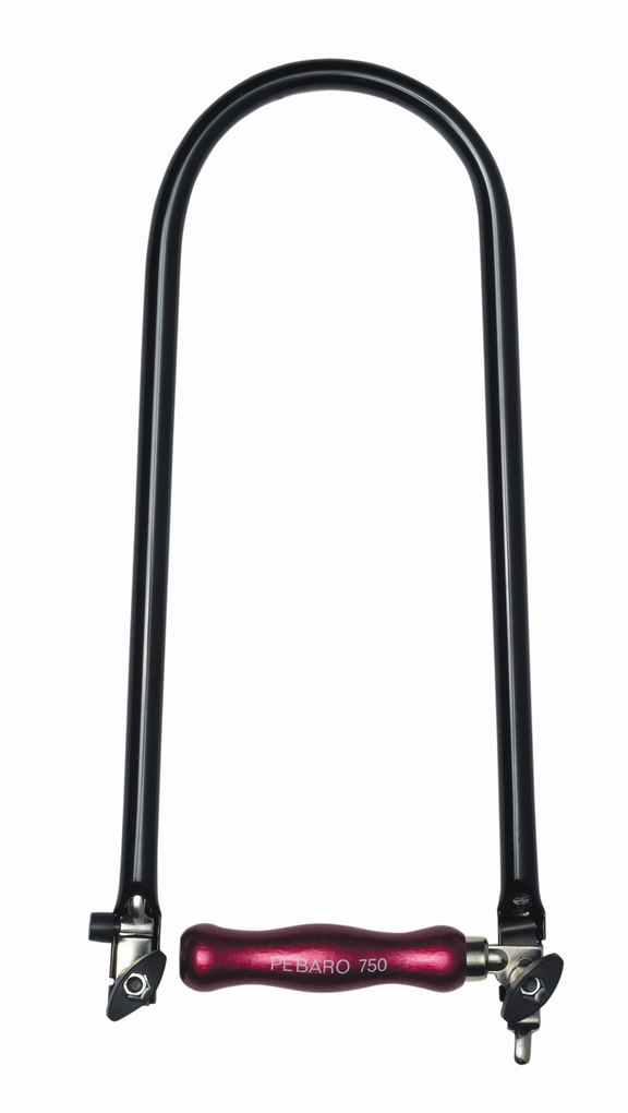 PEBARO 750N - Profi-Laubsäge Laubsägebogen mit Kunststoff-Flügelmuttern Ausladung 320mm