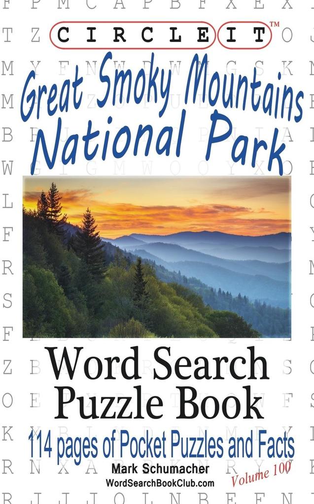 Circle It Great Smoky Mountains National Park Facts Pocket Size Word Search Puzzle Book