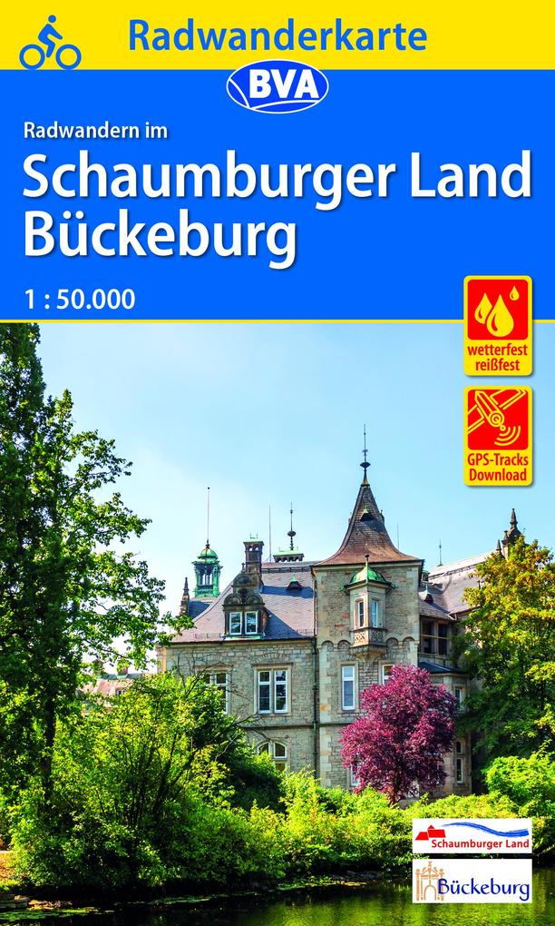 Radwanderkarte BVA Radwandern im Schaumburger Land / Bückeburg 1:50.000