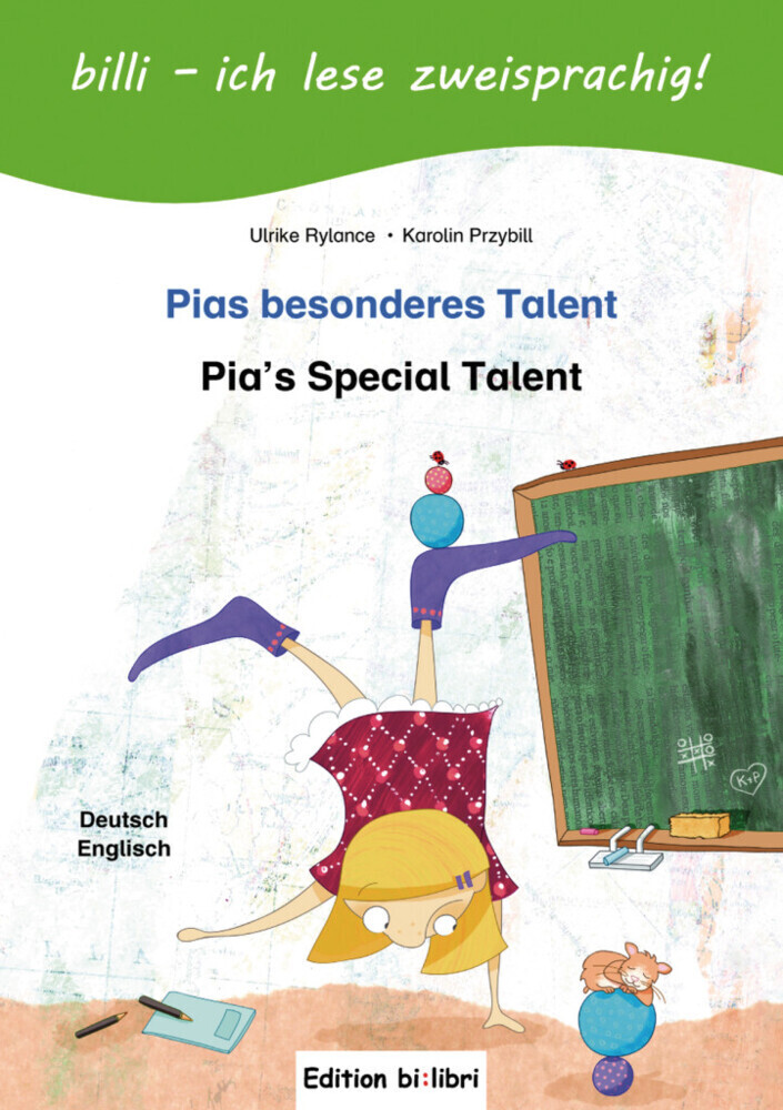 Image of Pias besonderes Talent. Kinderbuch Deutsch-Englisch mit Leserätsel