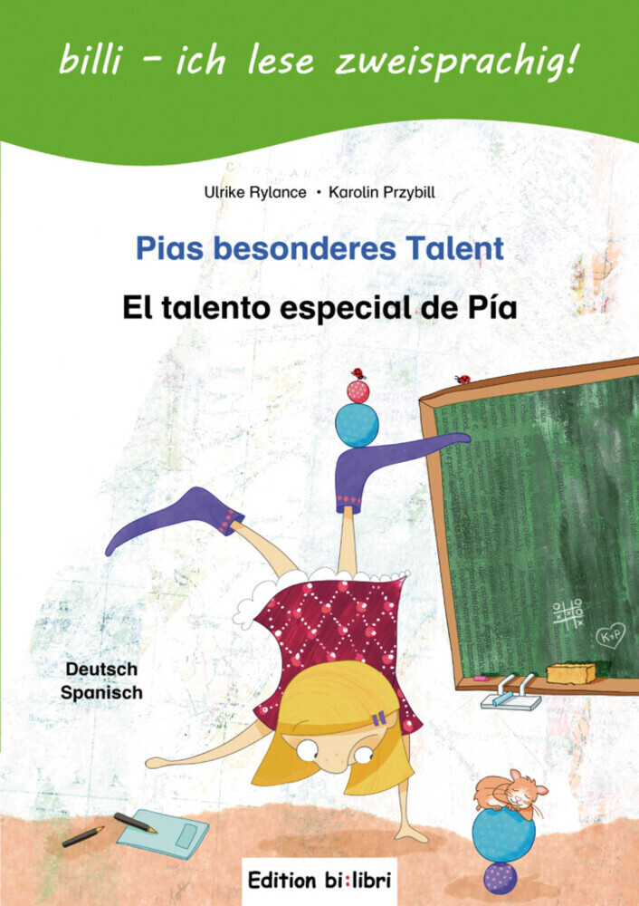 Image of Pias besonderes Talent. Kinderbuch Deutsch-Spanisch mit Leserätsel