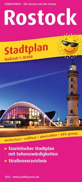 Rostock. Stadtplan 1:16 000