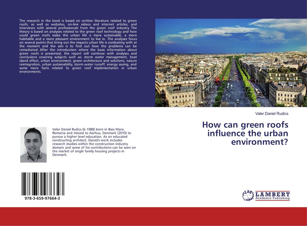 How can green roofs influence the urban environment?