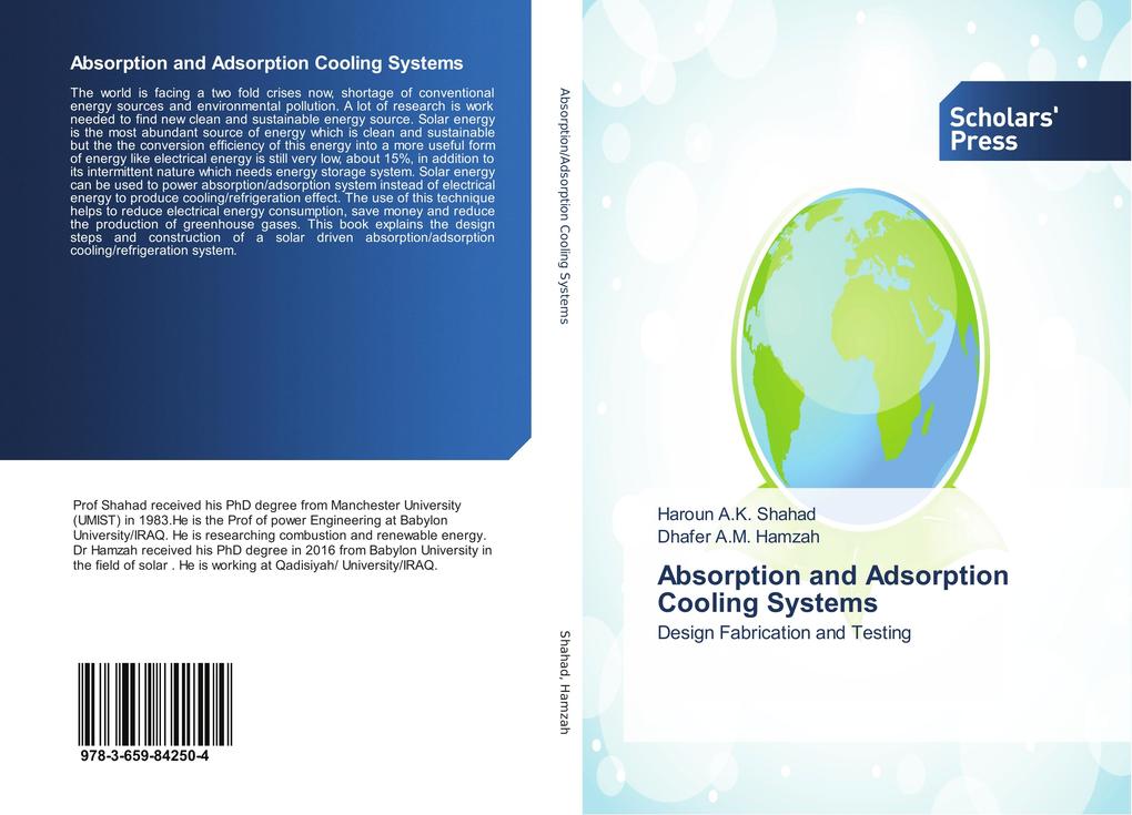 Absorption and Adsorption Cooling Systems