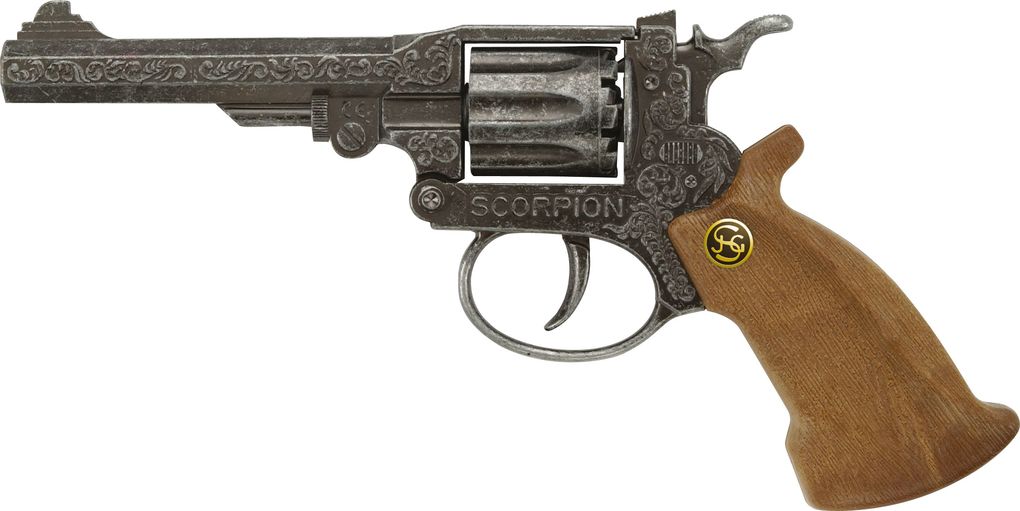 J.G. Schrödel - Scorpion antik 8-Schuss Pistole. Knalllautstärke: 125 db