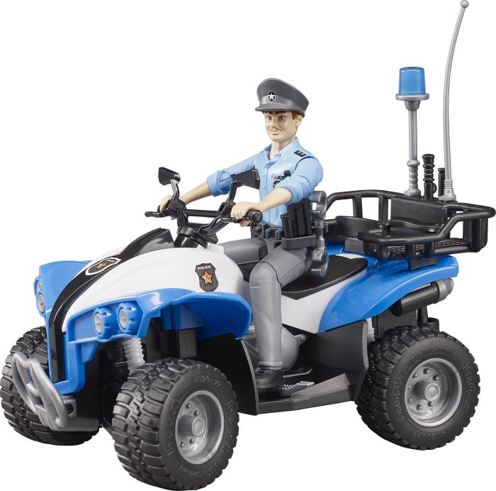 Bruder - Polizei-Quad mit Polizist und Ausstattung
