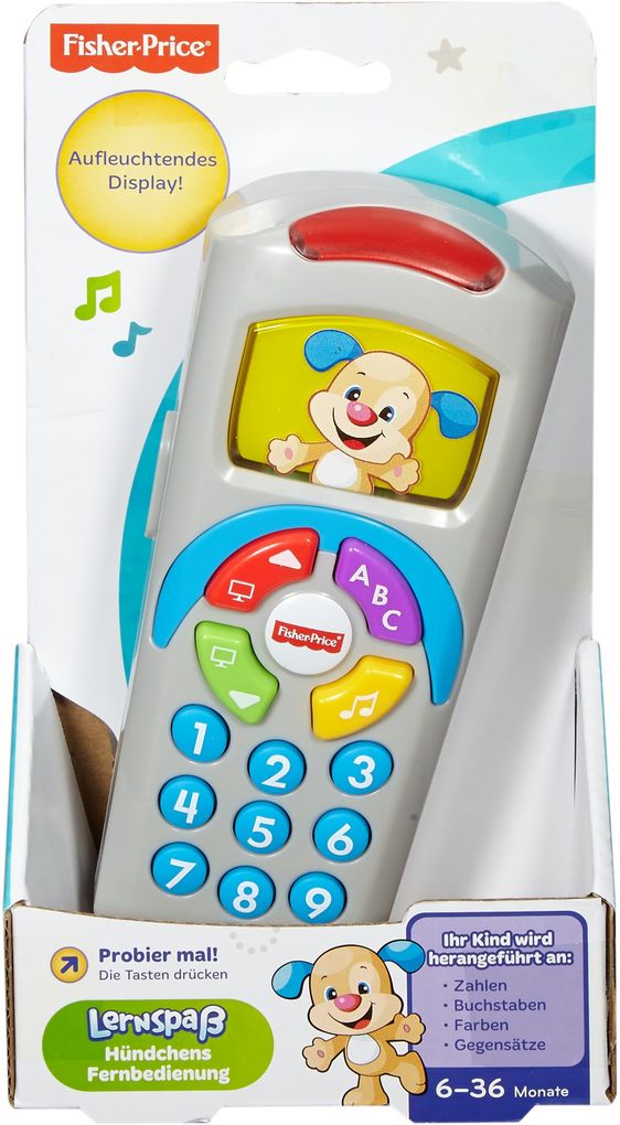 Image of Mattel - Fisher-Price Lernspaß Fernbedienung Lernspielzeug Baby Spielzeug Fernbedienung