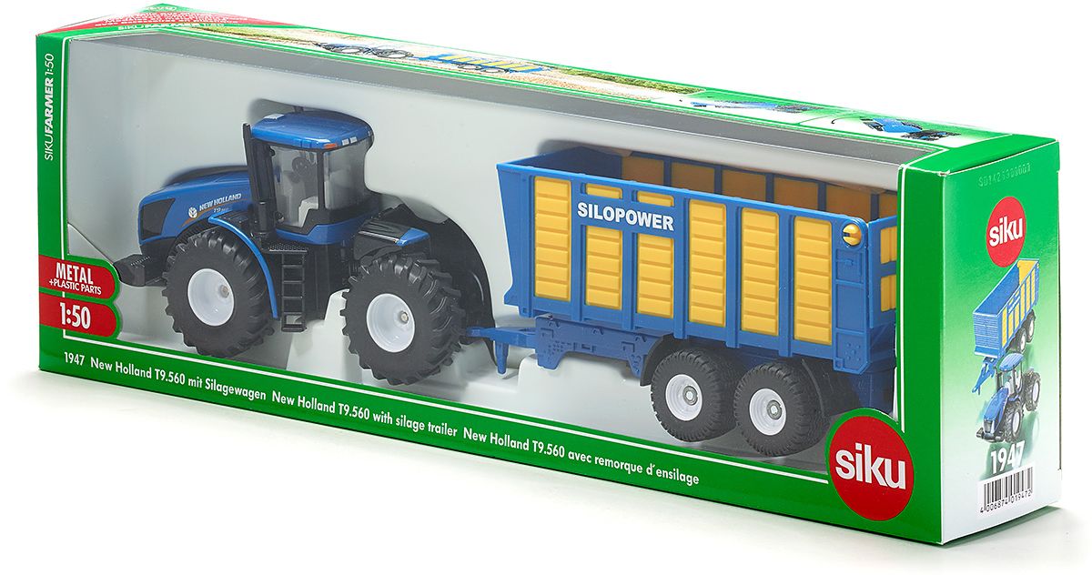 Image of SIKU 1947 New Holland mit Silagewagen 1:50