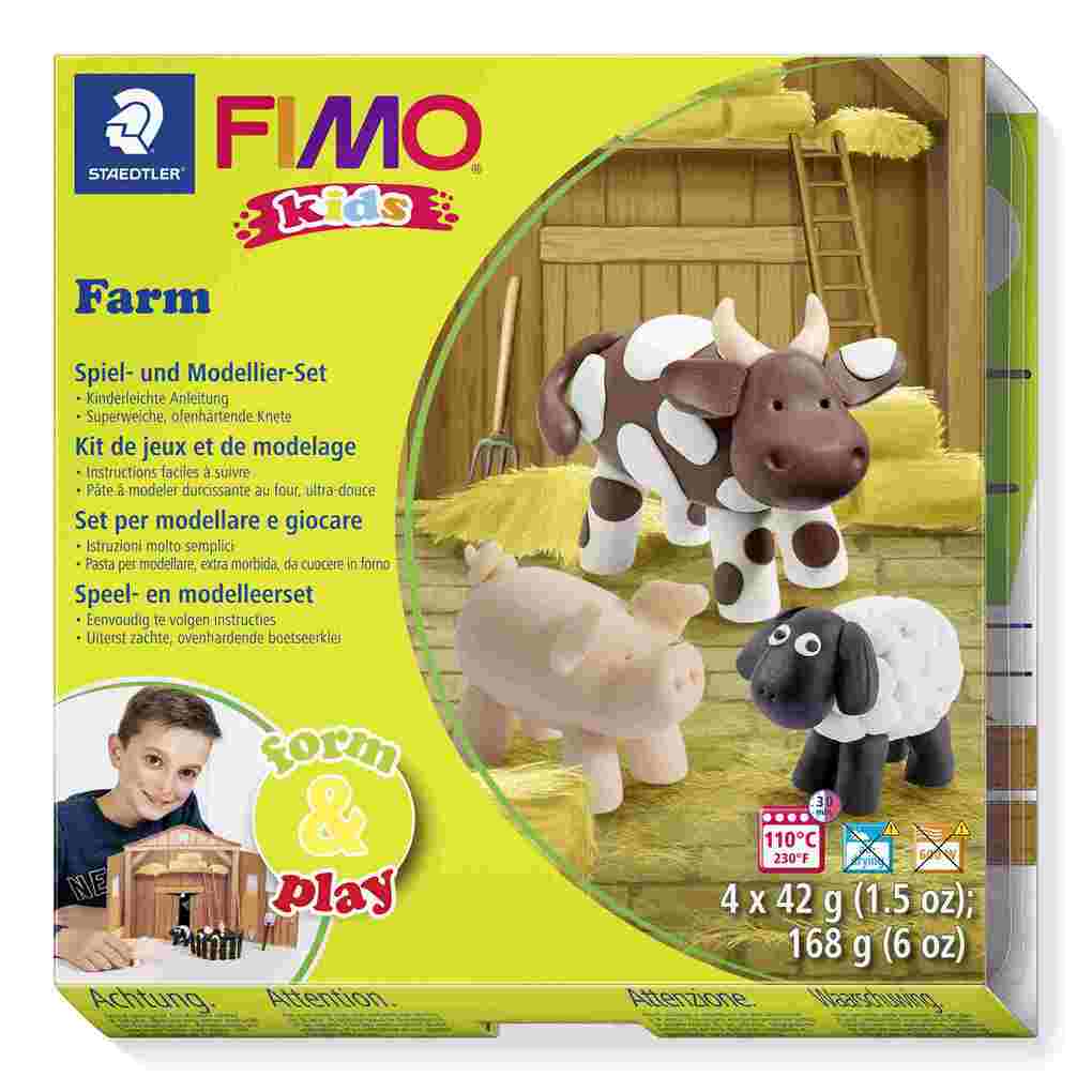 Staedtler Modelliermasse Fimo Kids Form & Play Farm