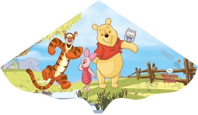 Günther 1105 - Kinderdrachen Winnie the Pooh 115 x 63 cm