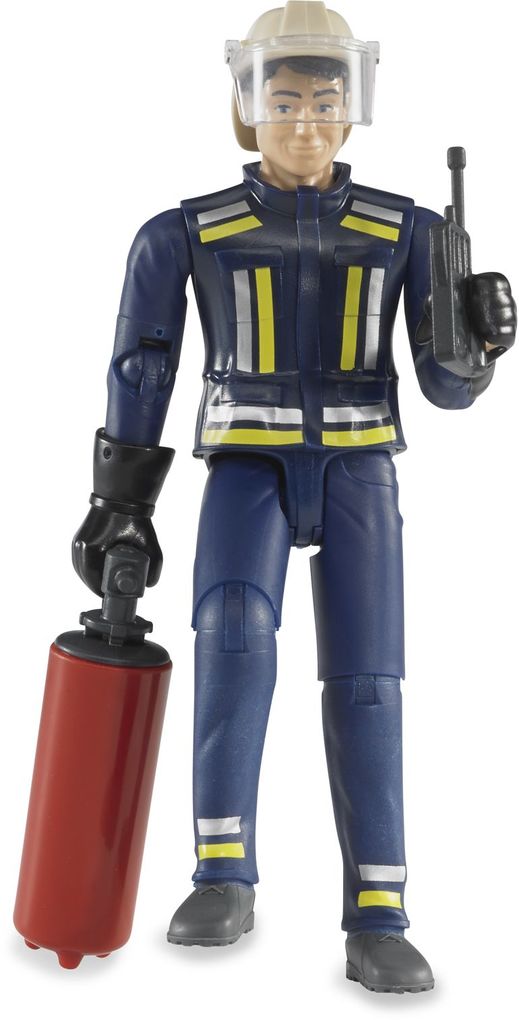 Bruder - Feuerwehrmann mit Helm Handschuhe und Zubehör