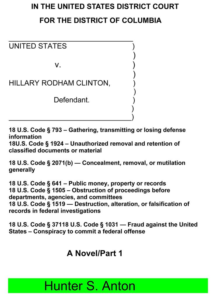 United States v. Hillary Rodham Clinton