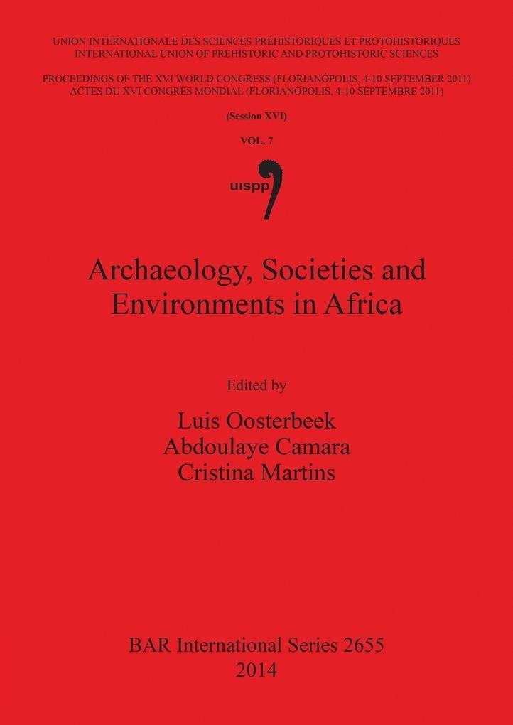 Archaeology Societies and Environments in Africa