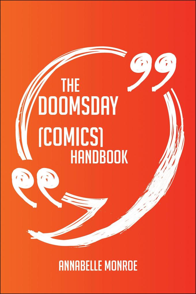 The Doomsday (comics) Handbook - Everything You Need To Know About Doomsday (comics)