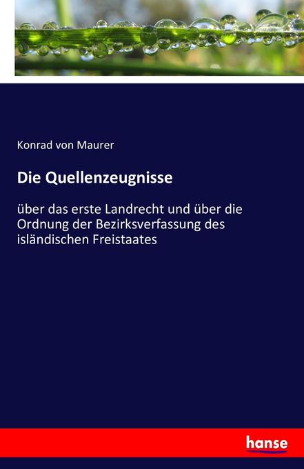 Die Quellenzeugnisse