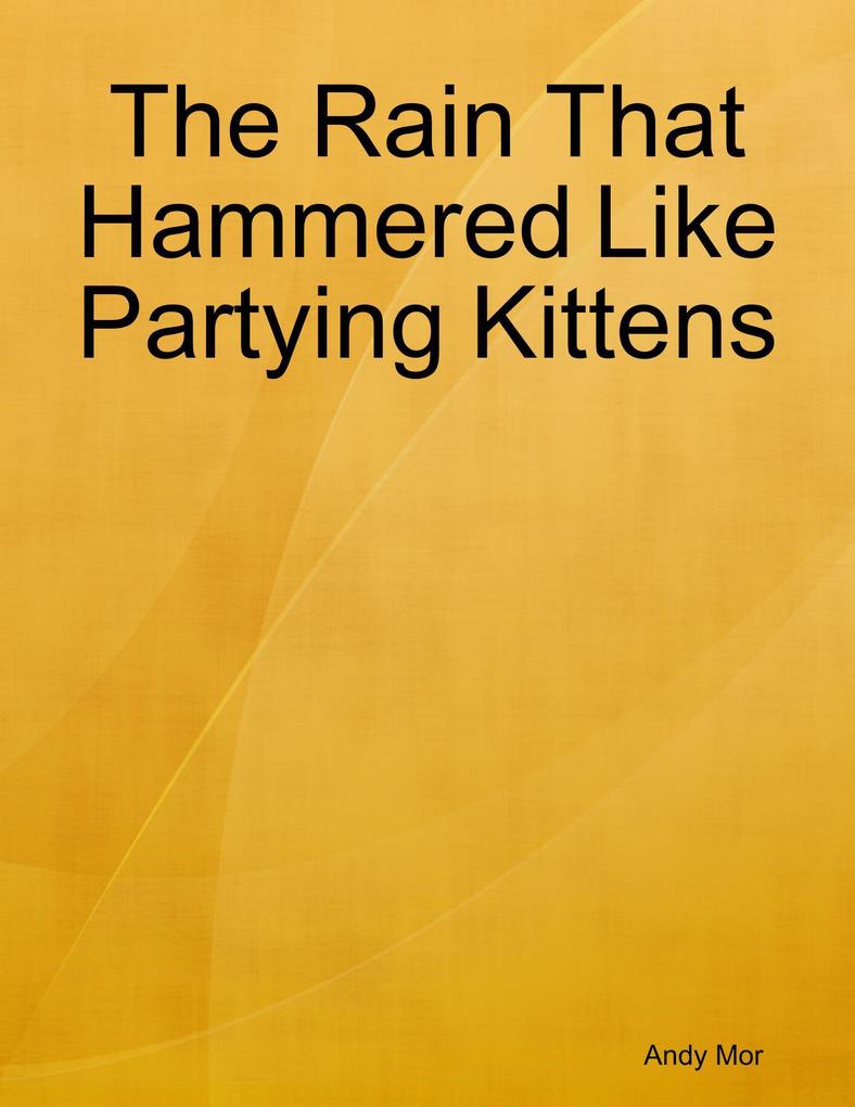 The Rain That Hammered Like Partying Kittens