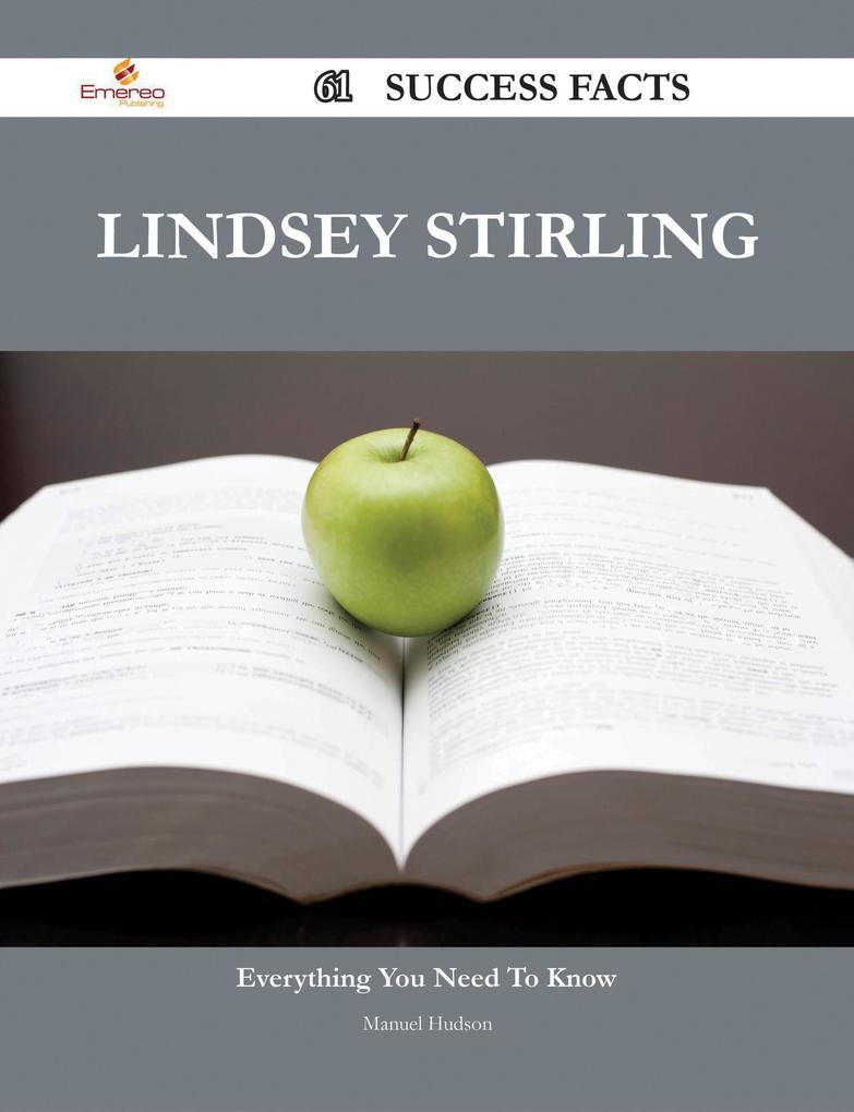 Lindsey Stirling 61 Success Facts - Everything you need to know about Lindsey Stirling