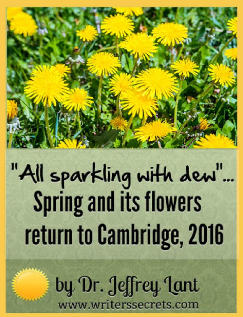 All sparkling with dew... Spring and its flowers return to Cambridge 2016 (Flower Power #1)
