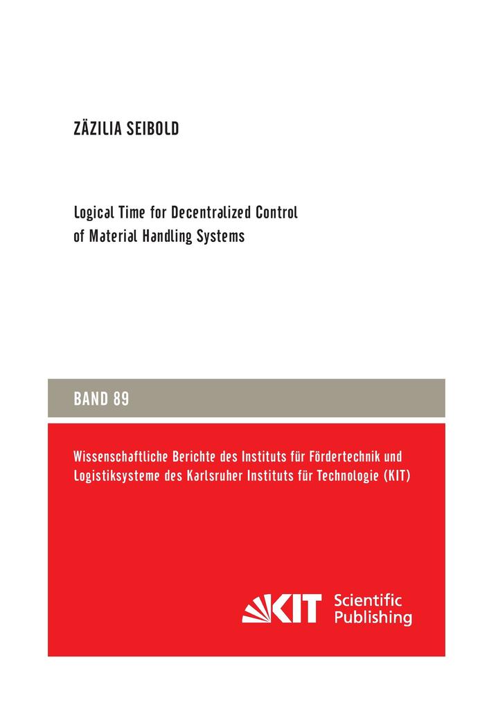 Logical Time for Decentralized Control of Material Handling Systems