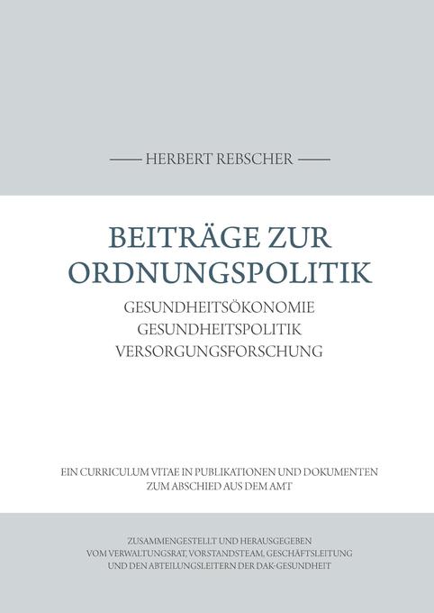 Image of Beiträge zur Ordnungspolitik