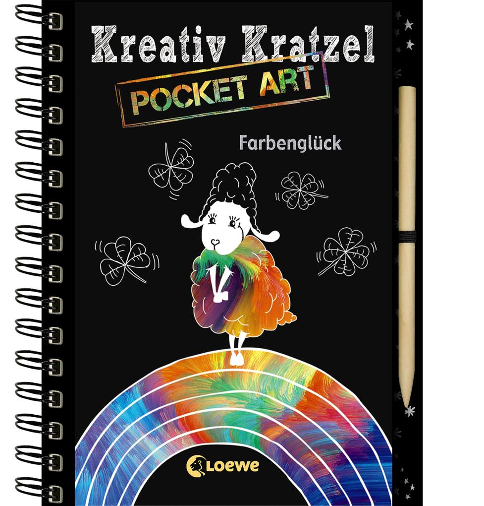 Image of Kreativ-Kratzel Pocket Art: Farbenglück