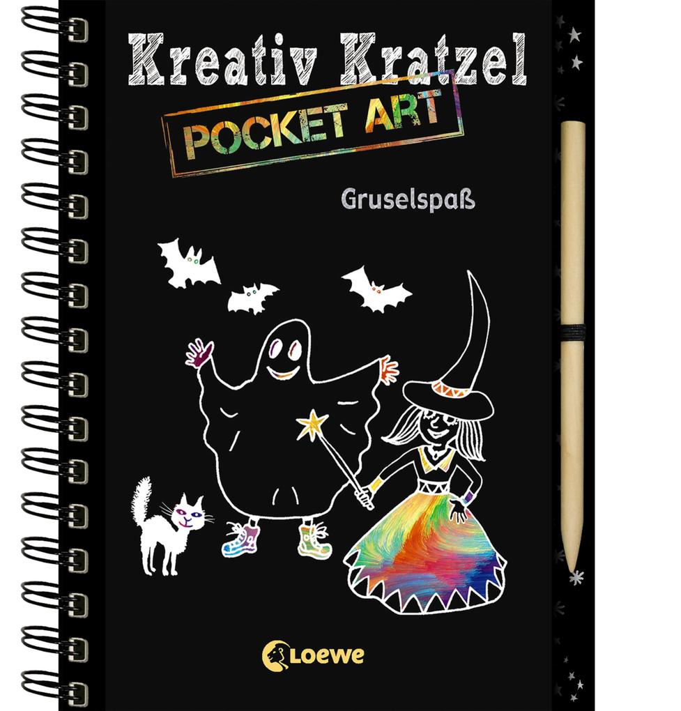 Image of Kreativ-Kratzel Pocket Art: Gruselspaß