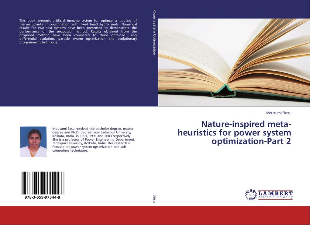 Nature-inspired meta-heuristics for power system optimization-Part 2