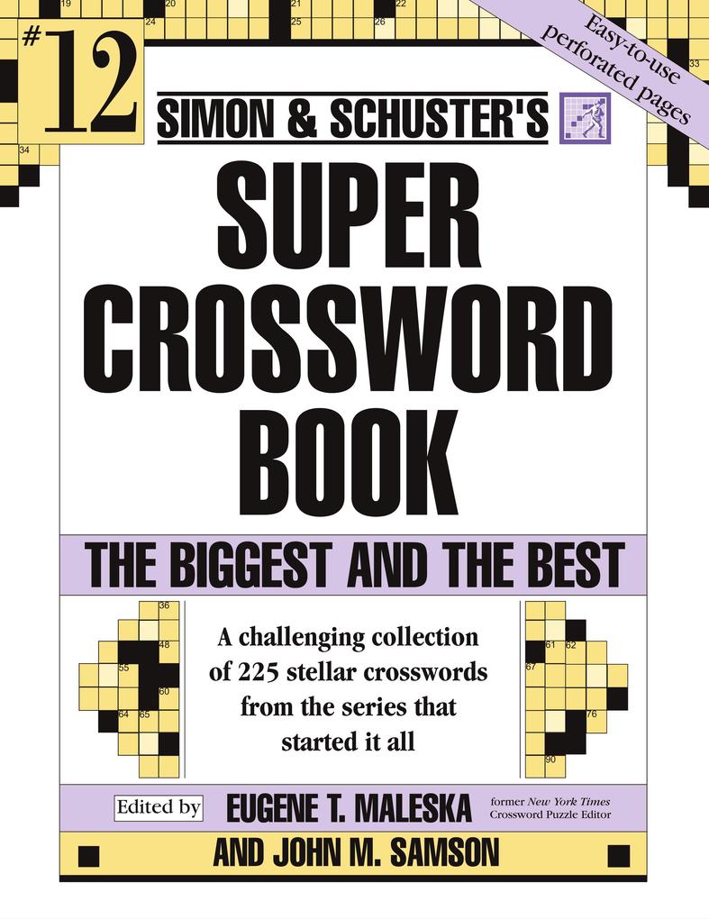 Simon & Schuster Super Crossword Puzzle Book #12