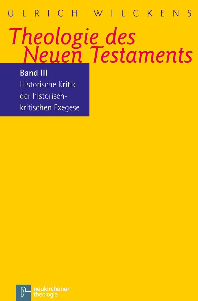 Theologie des Neuen Testaments