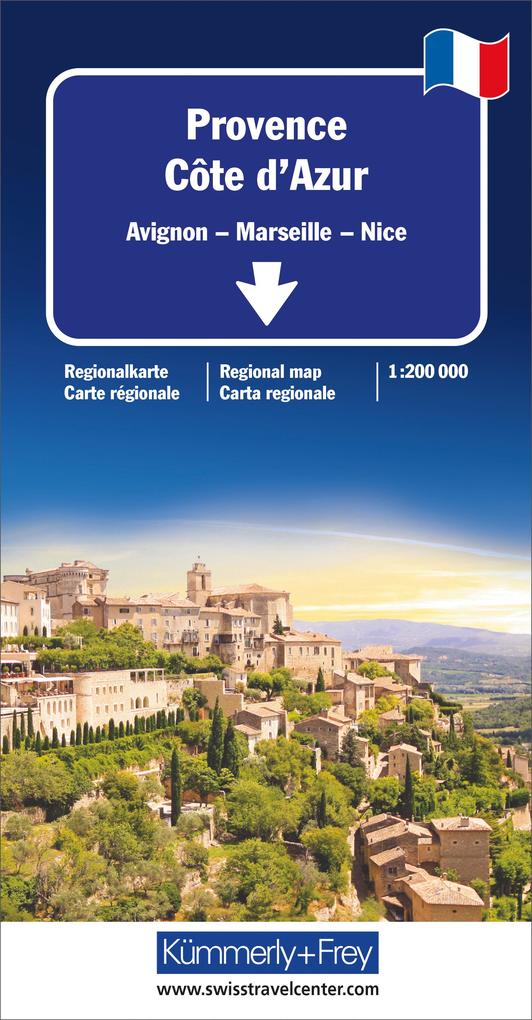 Straßenkarte Frankreich Bl. 15: Provence - Côte d‘Azur 1:200 000