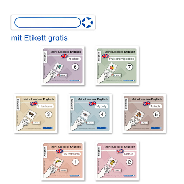 Meine Lesedose Englisch 1-7 - komplette Sammlung