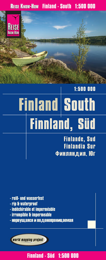Reise Know-How Landkarte Finnland Süd 1:500.000