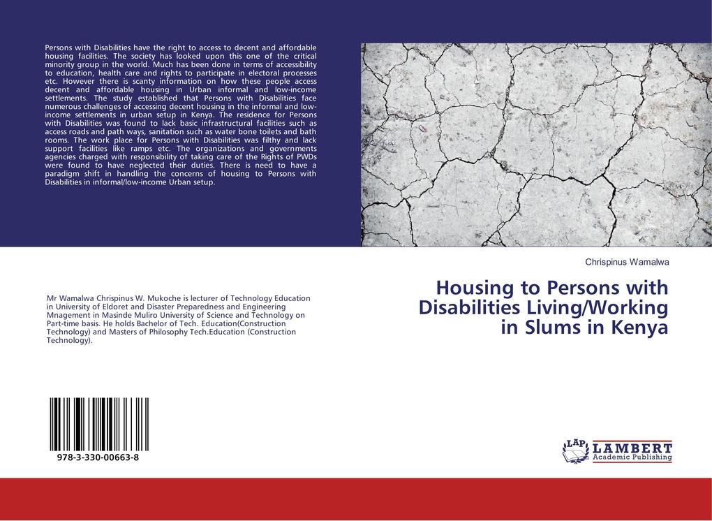 Housing to Persons with Disabilities Living/Working in Slums in Kenya