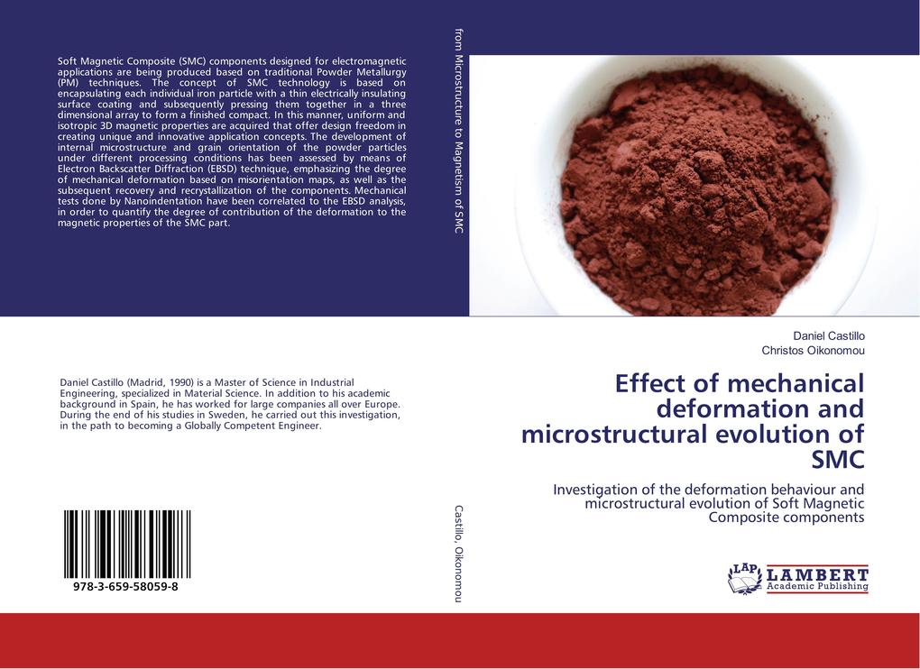 Effect of mechanical deformation and microstructural evolution of SMC