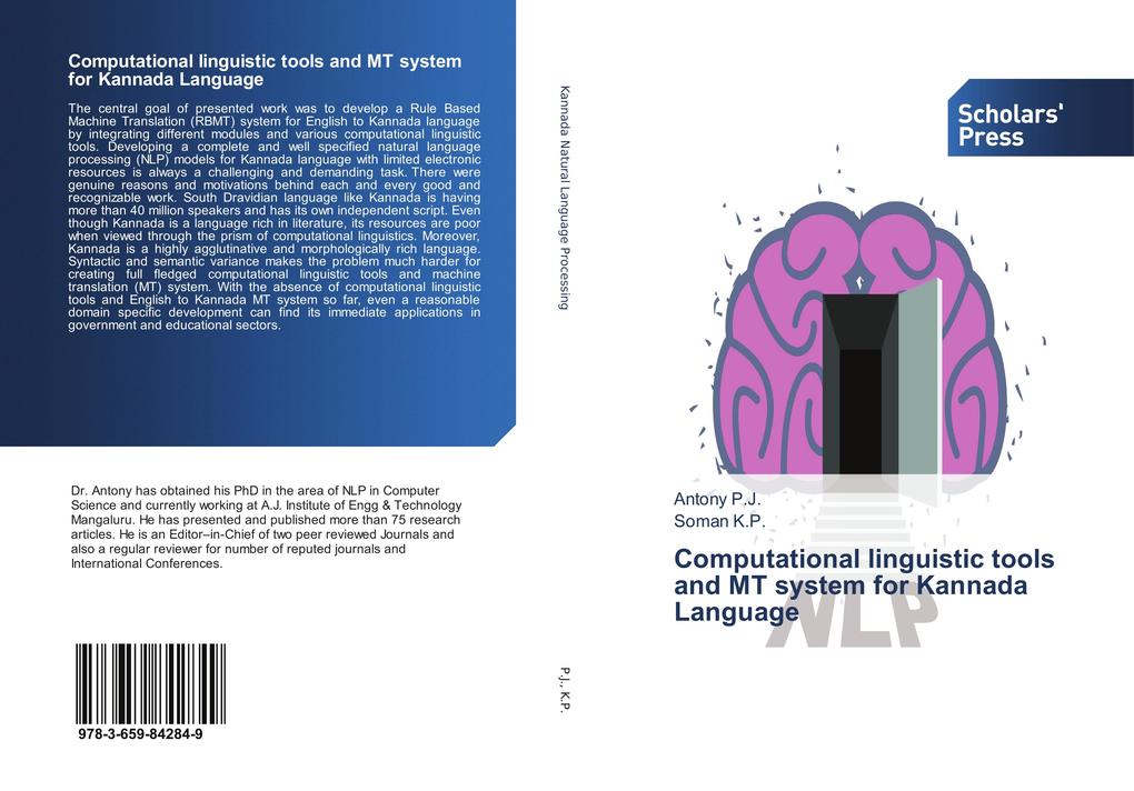 Computational linguistic tools and MT system for Kannada Language