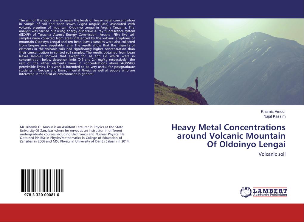 Heavy Metal Concentrations around Volcanic Mountain Of Oldoinyo Lengai