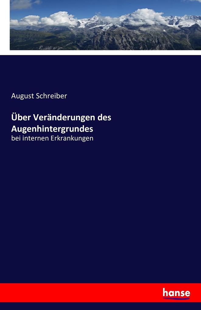 Image of Über Veränderungen des Augenhintergrundes