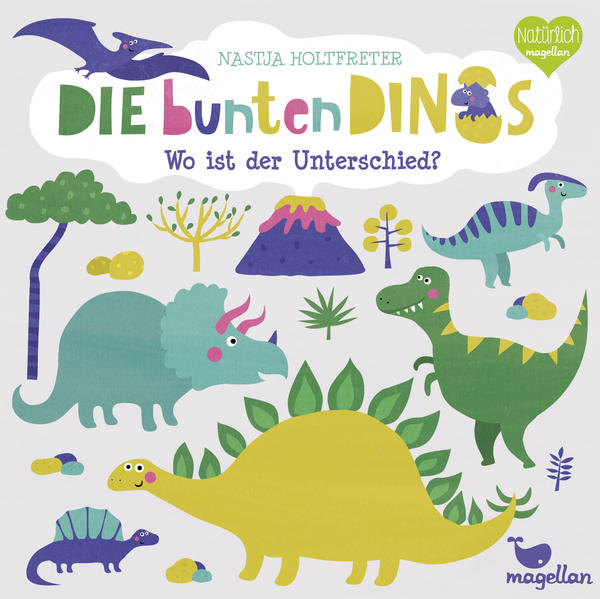 Image of Die bunten Dinos - Wo ist der Unterschied?