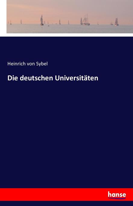 Image of Die deutschen Universitäten