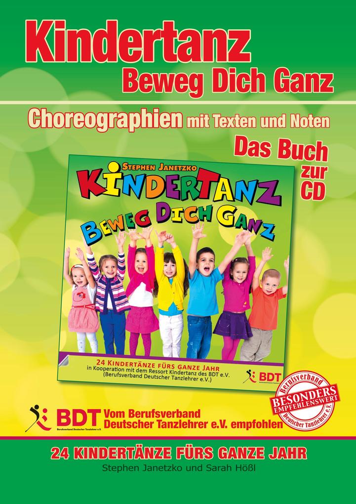KINDERTANZ - beweg dich ganz! 24 Kindertänze fürs ganze Jahr (innen in schwarz-weiß)