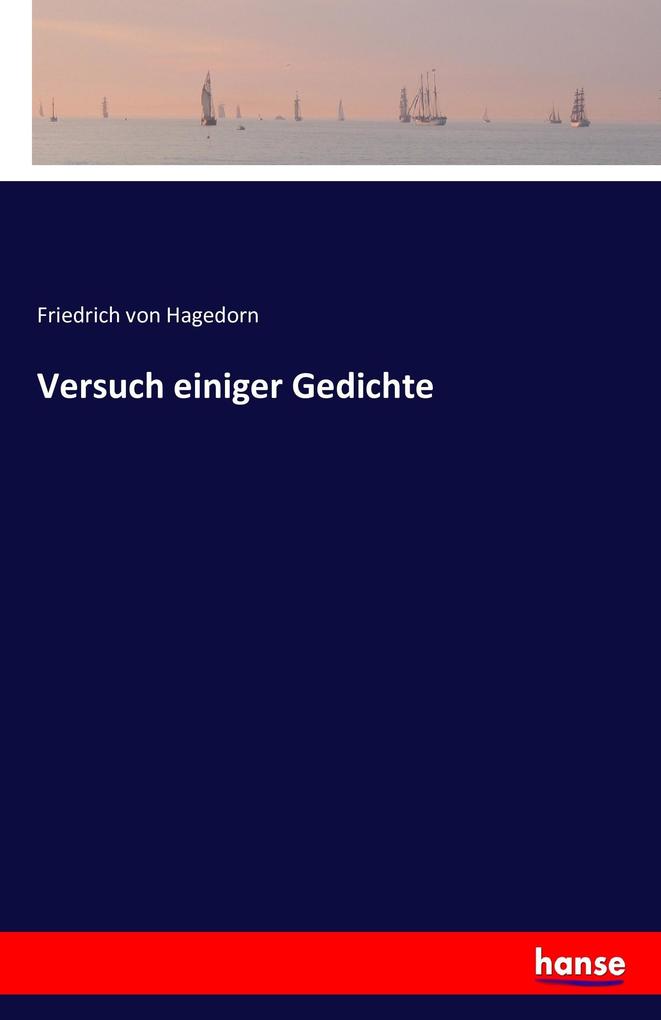Versuch einiger Gedichte