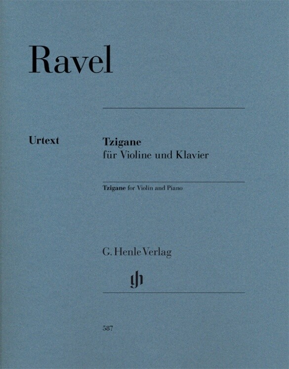 Ravel Maurice - Tzigane for Violin and Piano