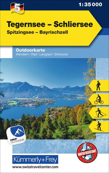KuF Deutschland Outdoorkarte 05. Tegernsee - Schliersee 1 : 35 000