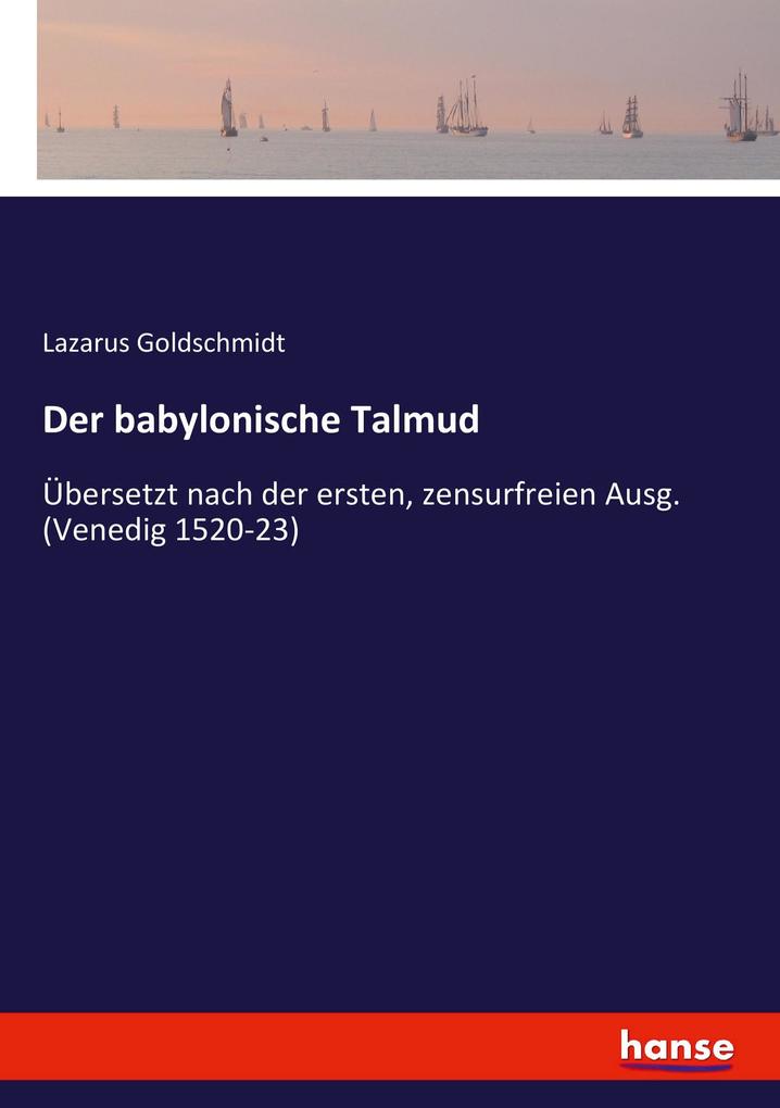 Der babylonische Talmud