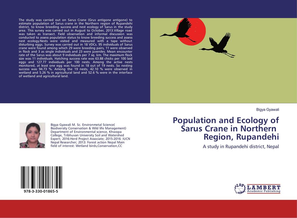 Population and Ecology of Sarus Crane in Northern Region Rupandehi