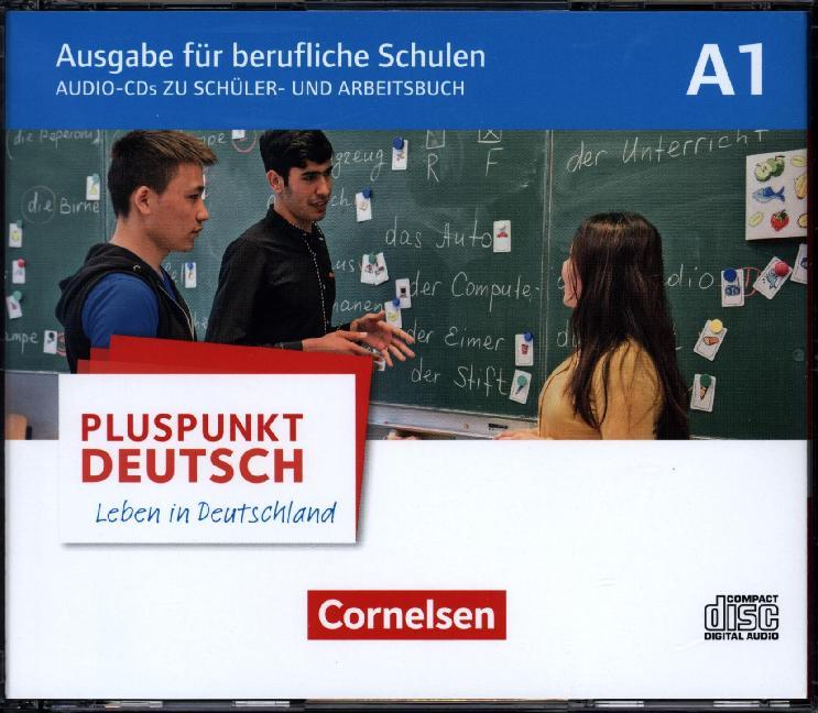 Pluspunkt Deutsch A1 - Ausgabe für berufliche Schulen - Schülerbuch-CDs und Arbeitsbuch CDs (4) im WAV-Format